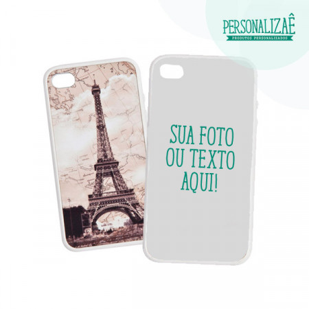 Capa Personalizada Iphone 5 ou 5s branca